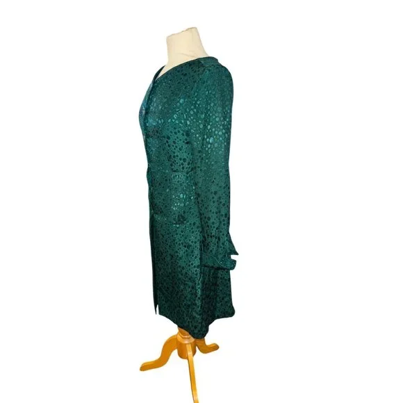 Tulle Womens Green Polka Dot Dress S - Picture 4 of 11